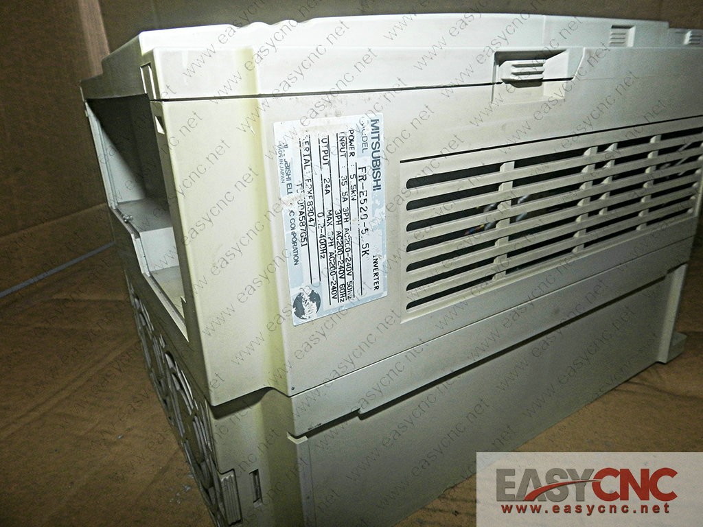 ONE Used inverter FR-E520-5.5K Tested In Good Condition - 2