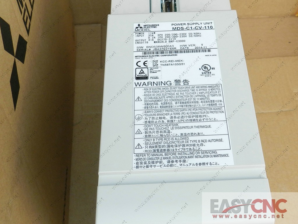 MDS-C1-CV-110 Mitsubishi Power Supply Unit New And Original