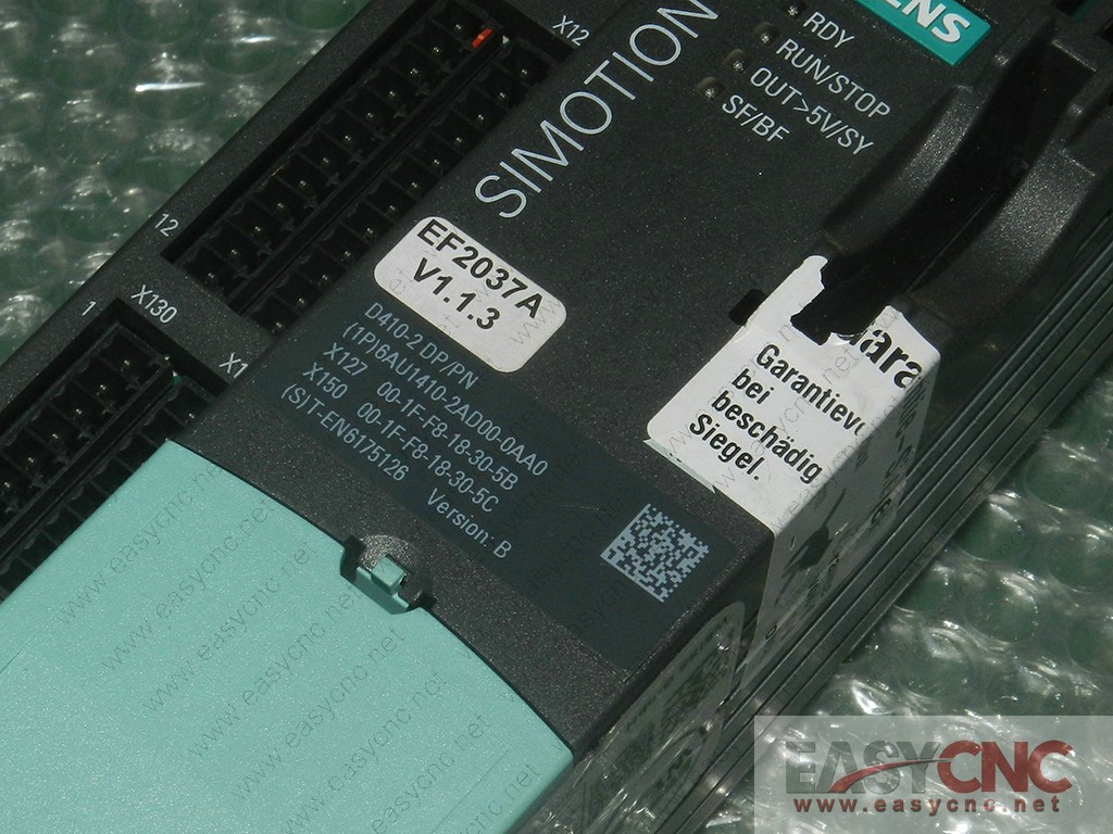 6AU1410-2AD00-0AA0 Siemens simotion drive-based control unit d410-2 dp/pn used