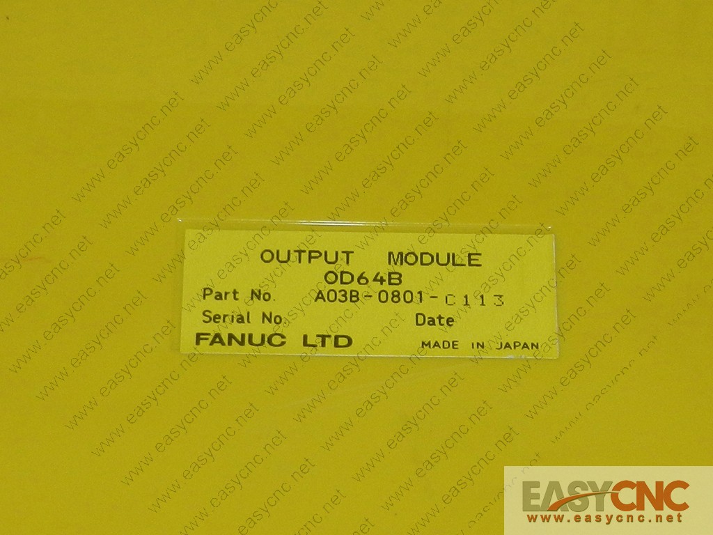 A03B-0801-C113 Fanuc I/O module used