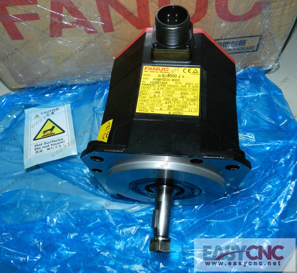 A06B-0235-B000 Fanuc ac servo motor a8/4000iS new and original