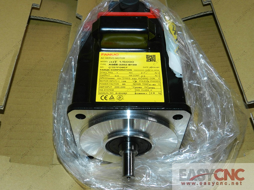 A06B-2202-B100 Fanuc AC servo motor aiF 1/5000 new and original