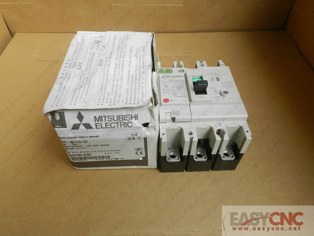 NV125-CV-75A Mitsubishi circuit breaker new