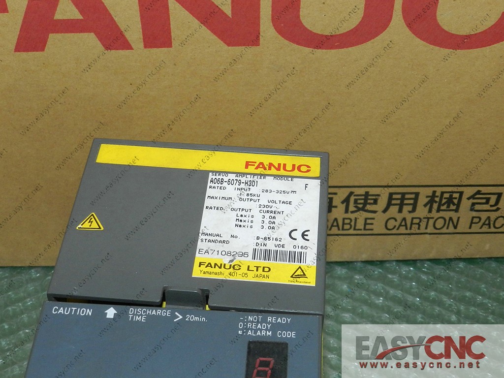 A06B-6079-H301 Fanuc Servo Amplifier  module used