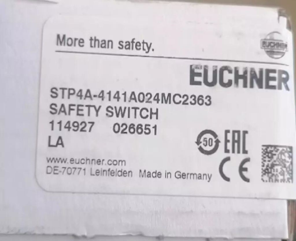 STP4A-4141A024MC2363 EUCHNER Safety Switch New